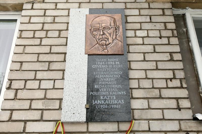 Įamžintas rašytojo, vertėjo ir politinio kalinio K.Jankausko atminimas