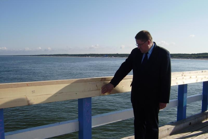 Įsimylėjėlių lenta ant Palangos jūros tilto jau sulaukė pripažinimo