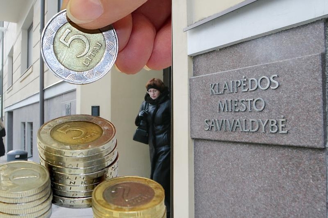 Į uosmiesto biudžetą litai byra gausiai   