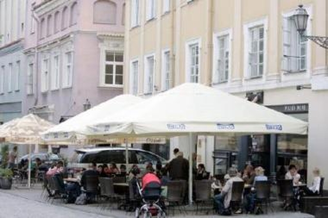 Nugalėtoja: daugiausia portalo skaitytojų simpatijų sulaukė "Pilies menės" lauko kavinė.