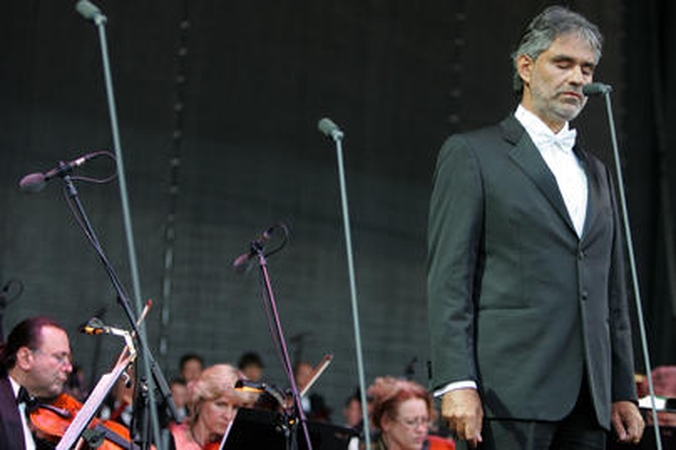 A.Bocelli ištarė "ačiū"
