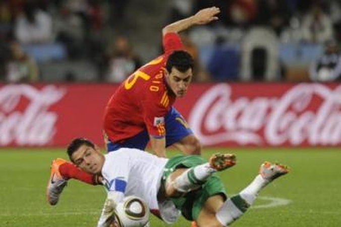 Gniaužtai: pasaulio čempionate varžovai akylai sekė kiekvieną L.Messi (dryžuoti marškinėliai, Nr. 10) žingsnį su kamuoliu ir be jo.