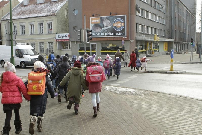 Pėsčiųjų perėjoms Klaipėdoje reikia milijono