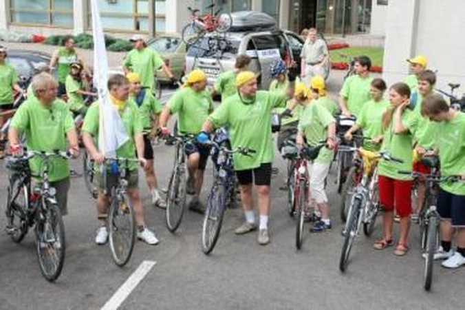 Tikslas: A.Kubilius šiemet su bendražygiais mins pedalus lietuviškais Baltarusijos pakraščiais.