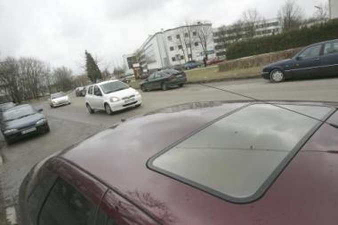 Studentų miestelyje braižoma "autostrada"