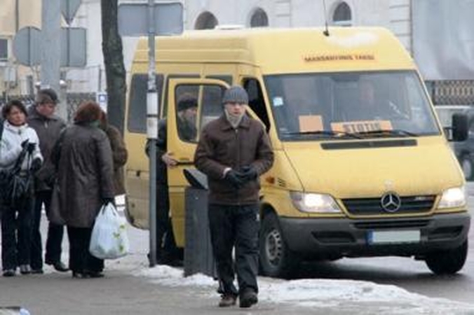 Vilniuje pinga maršrutiniai taksi