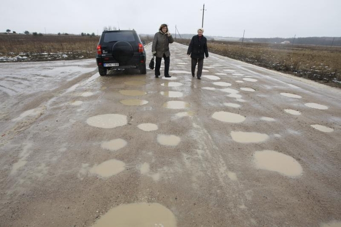 Dėl    duobėto   kelio – pas ministrą   