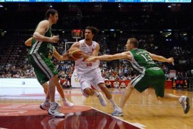 Tandemas: K.Lavrinovičius (kairėje) ir R.Kaukėnas (dešinėje) "Serie A" finalo serijoje nedaug sėdėjo ant atsarginių suolo.