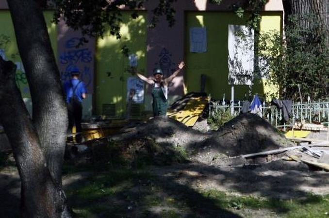 Rekonstrukcijoms – trijų statybininkų brigada