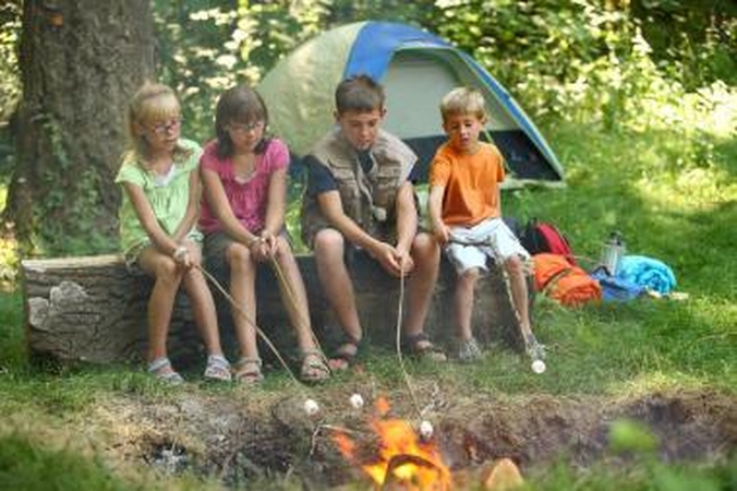 Skanėstai: JAV vaikams poilsis gamtoje ir saldainių kepimas – neatsiejami.