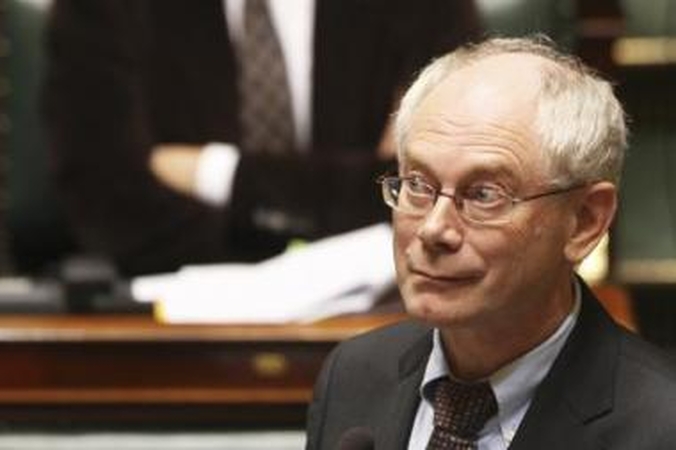 Favoritas: pagrindiniu pretendentu į ES prezidento postą vadintą H.van Rompuy žadėjo palaikyti didžiosios Bendrijos šalys.