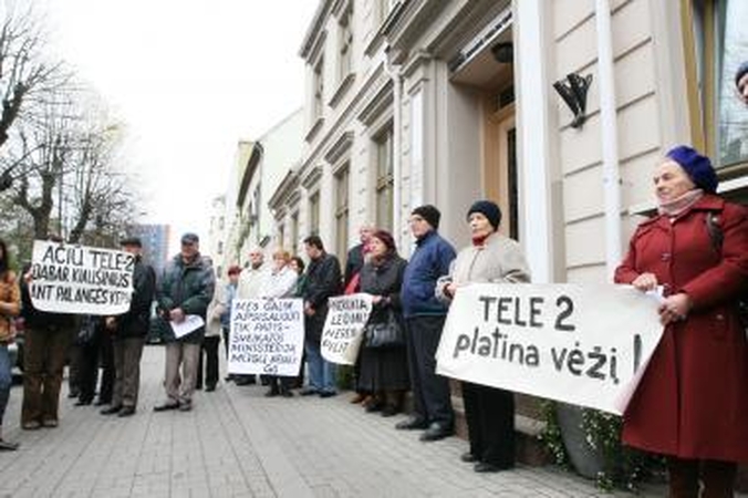 Dėl antenos – į mitingą