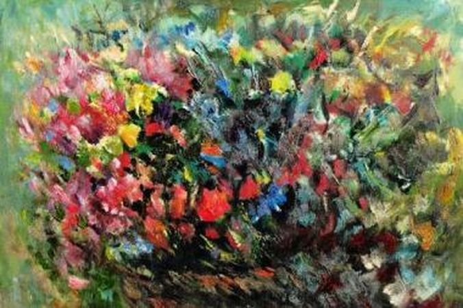 Natiurmortas: A.Taurinsko "Gėlės I" (2008).