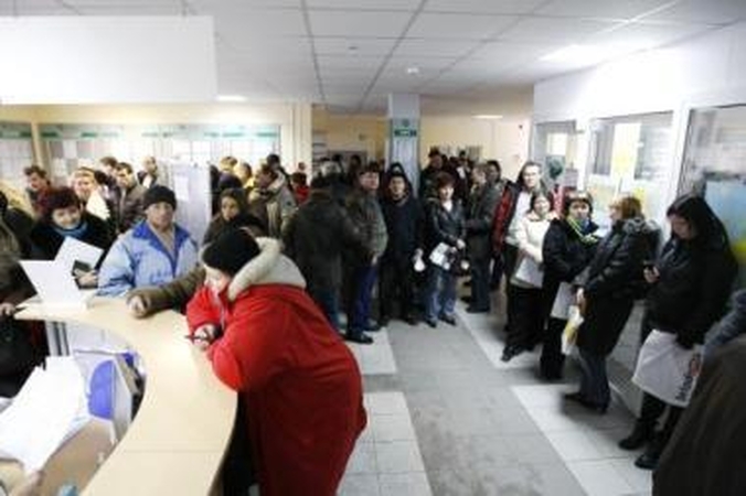 Darbo biržą apgulė bedarbiai