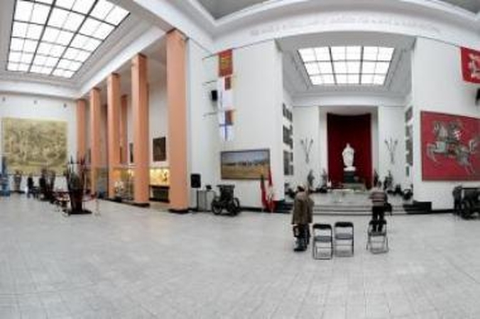 Darbas: ekspozicija įrengta per keletą mėnesių.