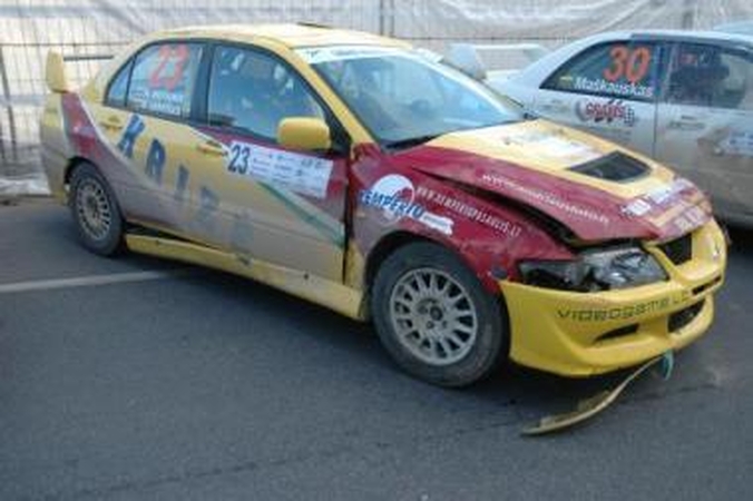 Branda: pernykščiai čempionai V.Švedas ir Ž.Sakalauskas "Swedbank Rally 2009" nepadarė nė vienos klaidos.