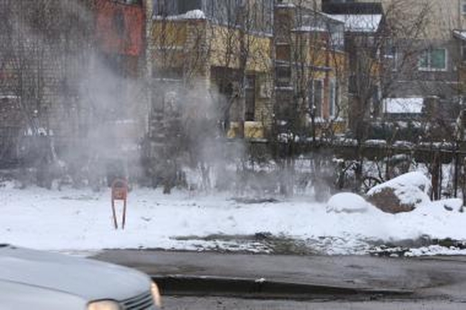 Žiema Kaune: trūkinėja šąlantys vamzdynai