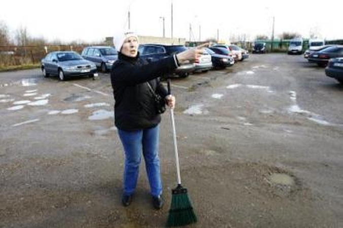 Nuostoliai: A.Tunik miesto savivaldybei pateikė 88 tūkst. litų ieškinį už ištirpusio sniego padarytą žalą.
