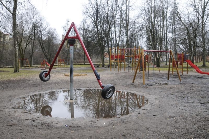 Sereikiškių parko rekonstrukcijos milijonai - balandį