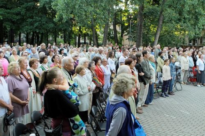 Skambėjo "Tautiška giesmė"