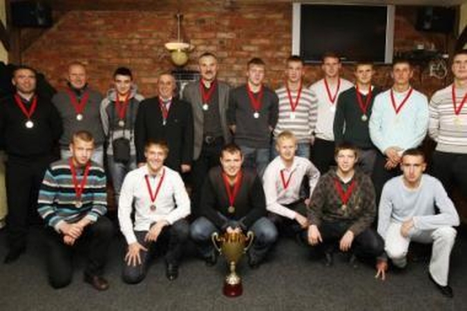 Sėkmė: "Atlanto" futbolininkai, iškovoję aukso medalius tarp mėgėjų, kitąmet galės įrodyti savo meistriškumą tarp stipresnių komandų.