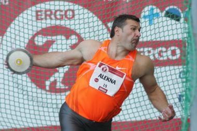 V.Alekna - vis dar vienas pagrindinių pretendentų Lietuvos rinktinėje laimėti medalį.