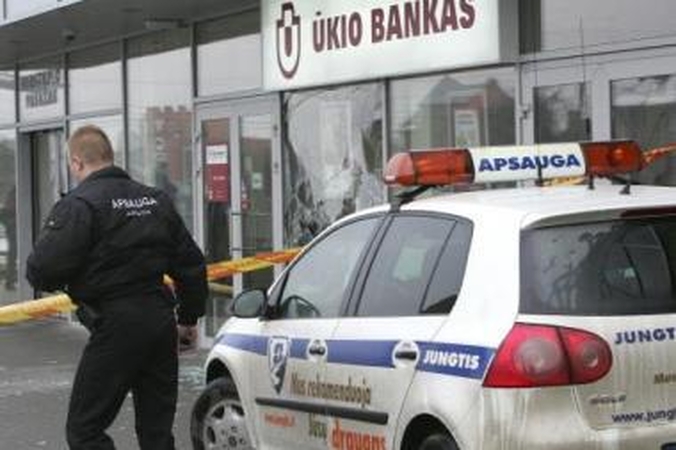 Plėšikai veikė kaip Holivude