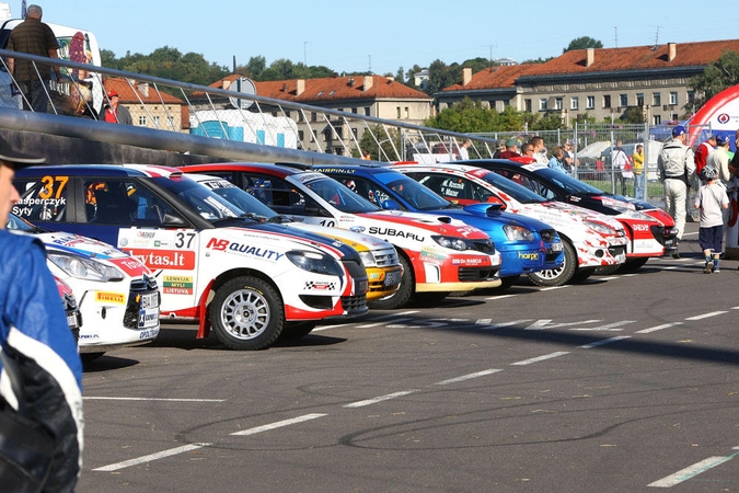 „Žalgirio“ arenos papėdėje – ralio fiesta