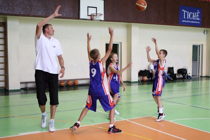 E.Žukauskas sportuojančiam sūnui patarimų negaili (interviu)