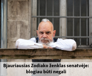 Bjauriausias zodiako ženklas senatvėje